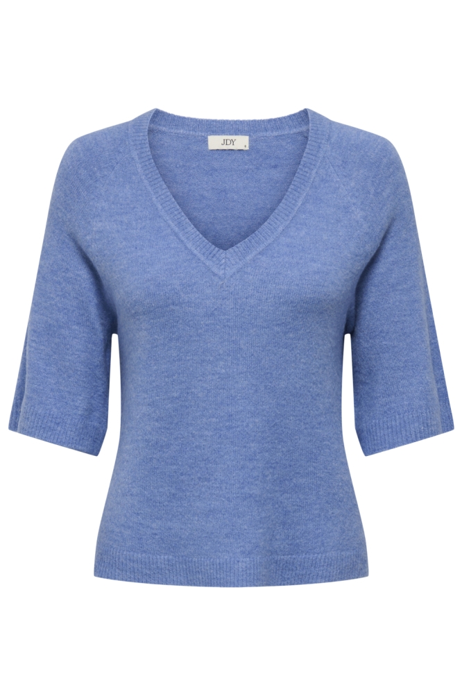 JDYELANORA 2/4 V-NECK RAGLAN PULLOV 15344200 EBB AND FLOW/MELANGE